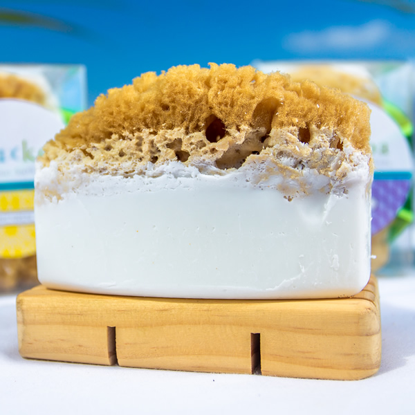 Natural Sea Sponge Bath Soap Bar – NALU KOA